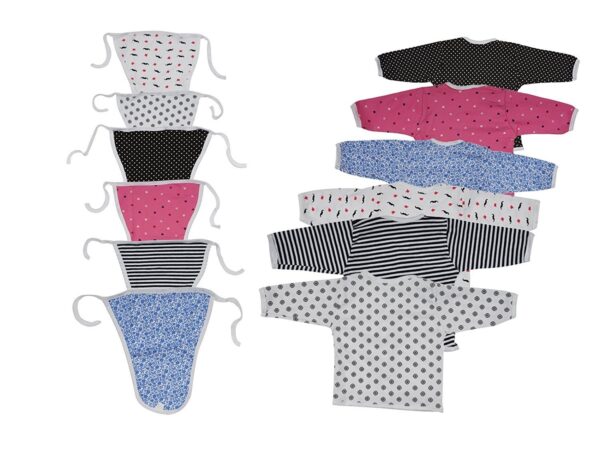 Baby Clothing Set (Jhabla. Cap, Nappy Set of 6 Pair) at Very Low Price