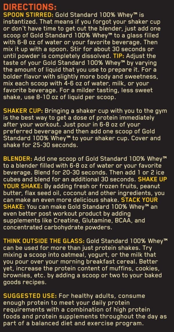 Optimum Nutrition Gold Whey 8