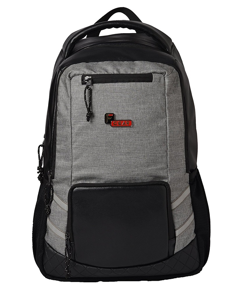 Buy Intellect Melange 32 Ltrs Black Casual Backpack (2706) - F Gear ...