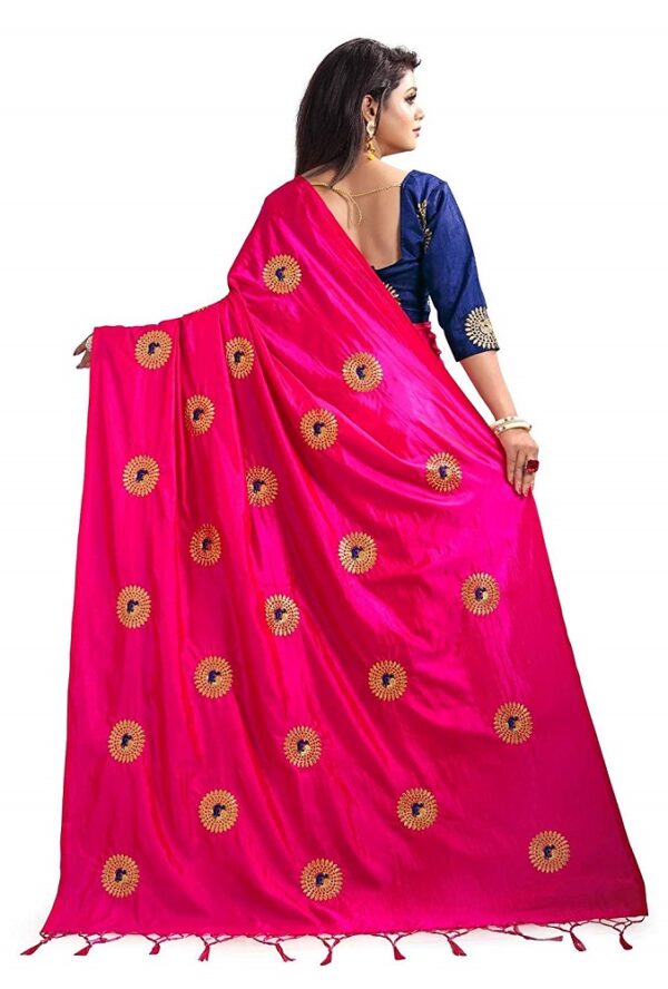 Silk Embroidered Saree 2