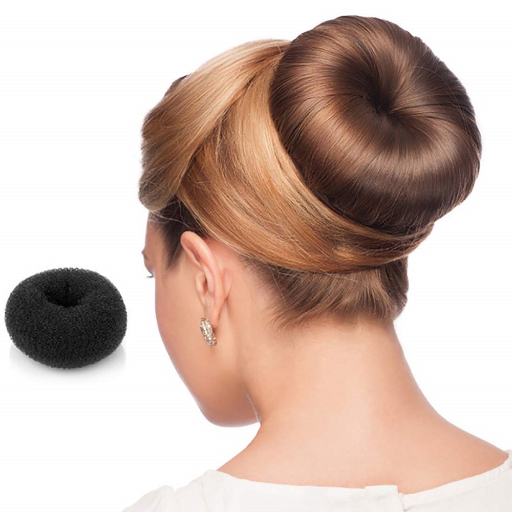 Buy Hair Donut Bun Maker For Perfect Hairstyle, Hairstyle Accessories For  Girls, Black, 15 Gram, Pack Of 1 - Raaya Online at Best Price in India