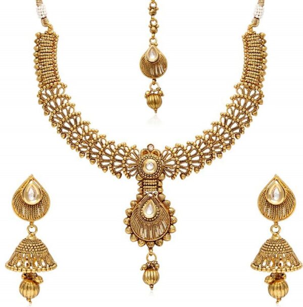 Alloy Kundan Necklace Set