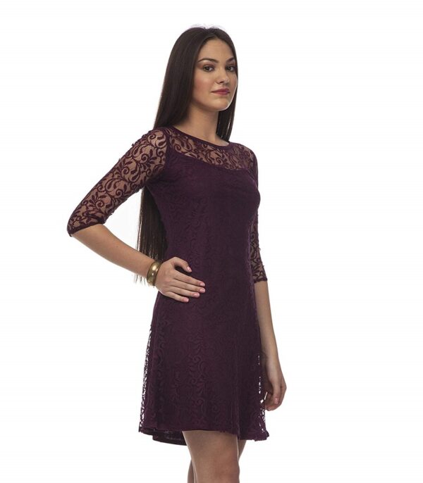 Casual Purple Dress 1