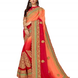 Chiffon Embroidered Saree