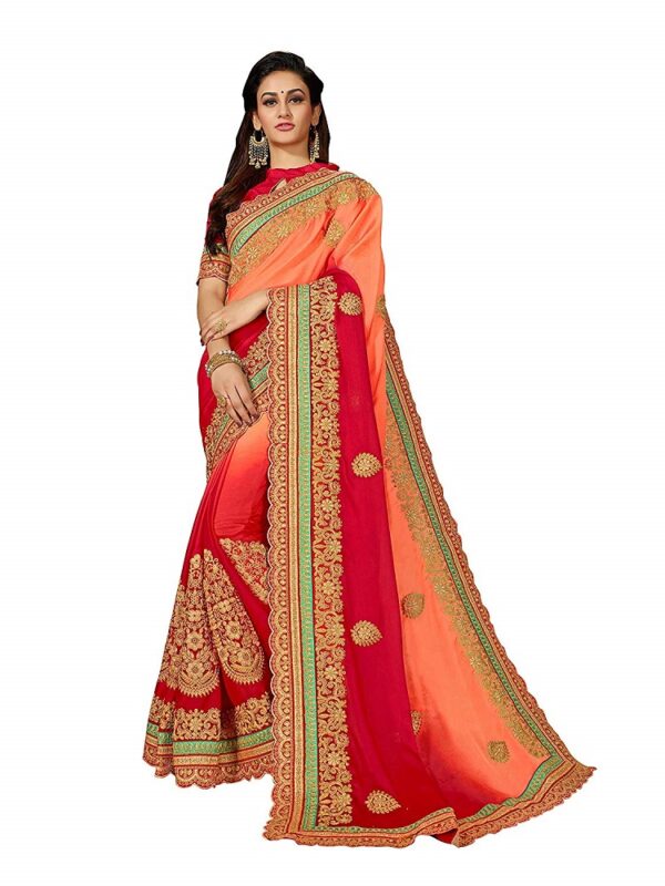 Chiffon Embroidered Saree