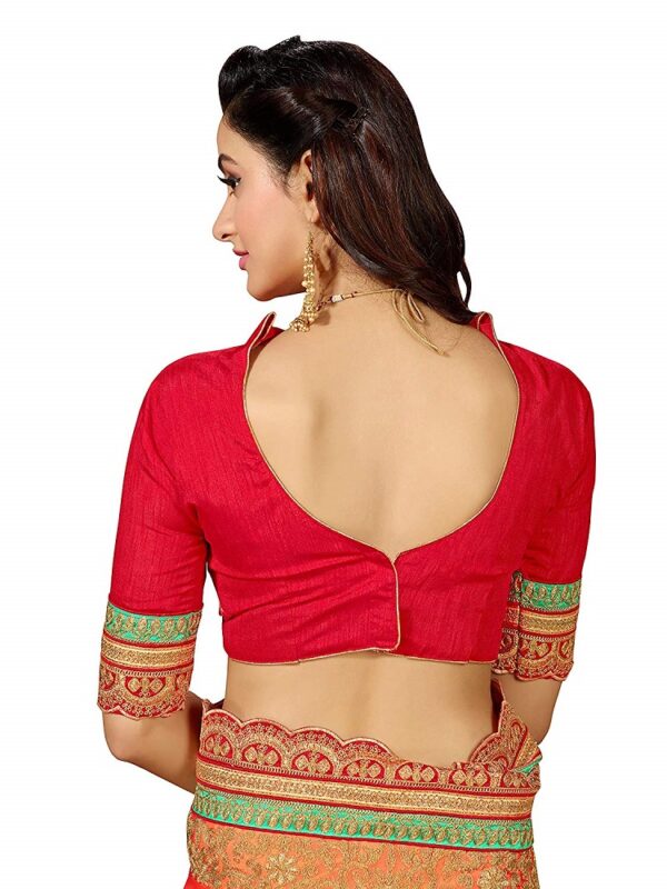 Chiffon Embroidered Saree 7