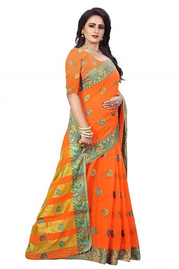 Cotton Silk Saree - Ecolors Fab 1