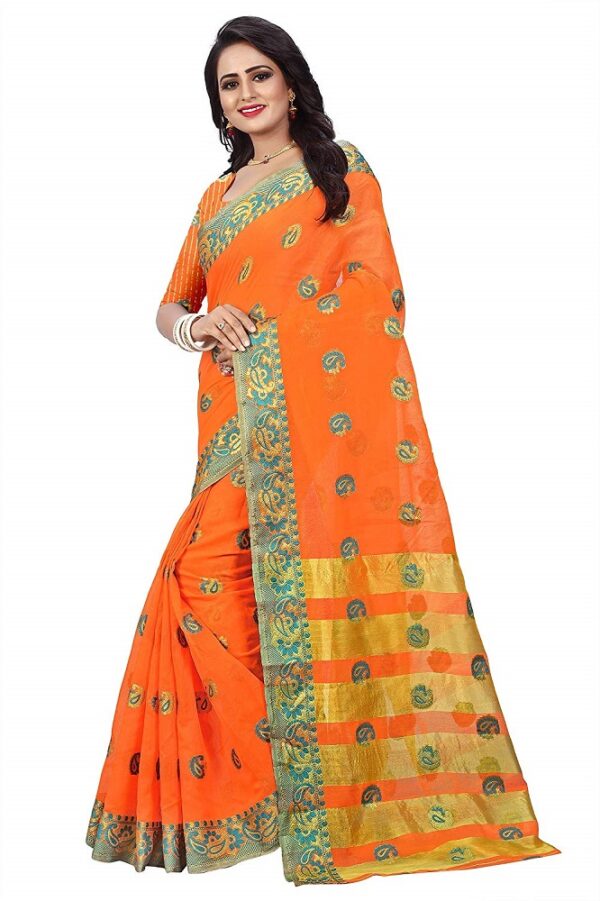 Cotton Silk Saree - Ecolors Fab 3