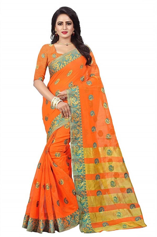 Cotton Silk Saree - Ecolors Fab