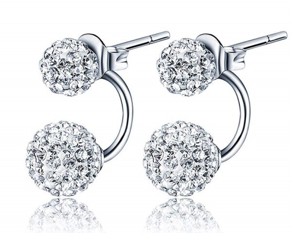 Crystal jewelry Allergy Free Stud Earrings