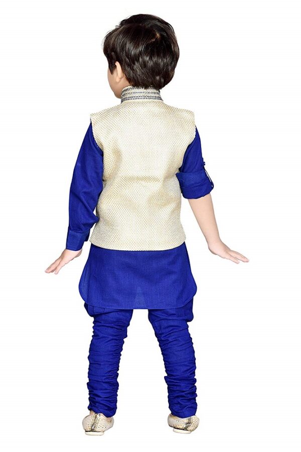 Ethnic Wear Kurta Pyjama Waistcoat Set 1