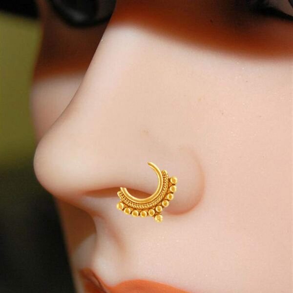 Gold Plated Nose Ring 2
