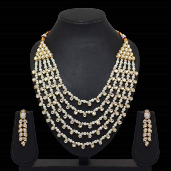 Metal Kundan Necklace Set 2