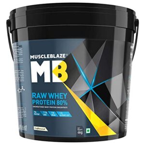 MuscleBlaze Raw Whey Unflavoured