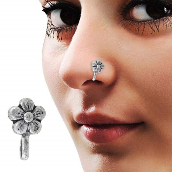 Oxidised Nose Pin