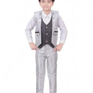 Party Wear Shirt Waistcoat & Pant Set