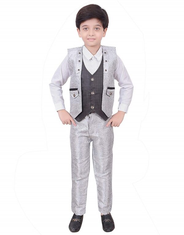 Party Wear Shirt Waistcoat & Pant Set