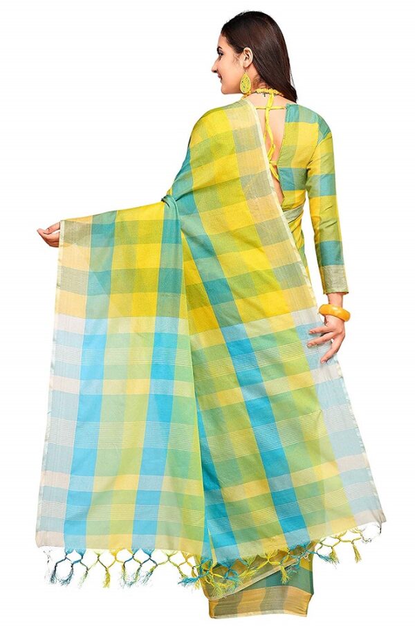 Printed Saree In Linen Fabric 1