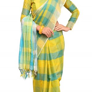 Printed Saree In Linen Fabric
