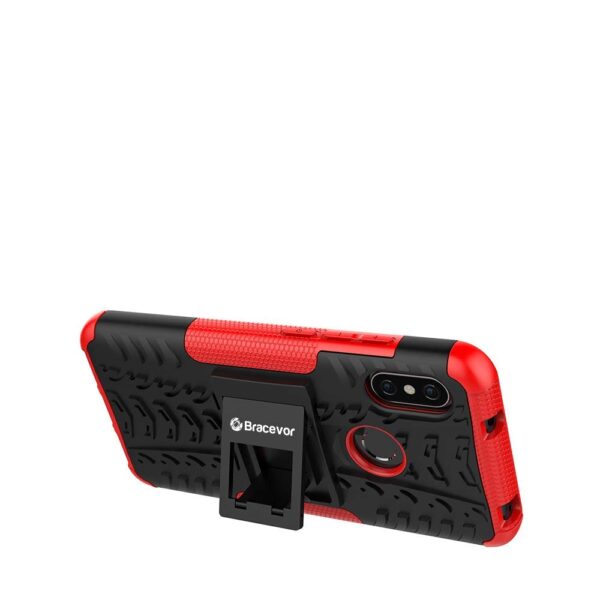 Xiaomi Redmi 6 Pro Red Back Case Defender Cover 2