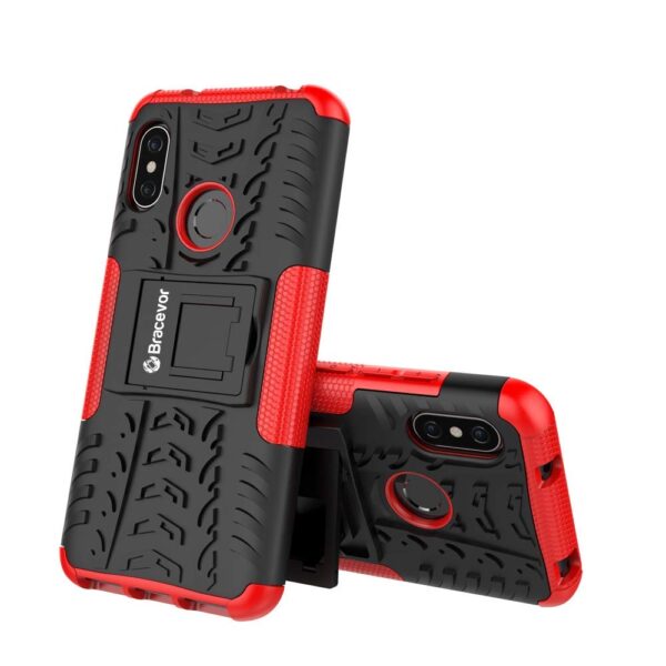 Xiaomi Redmi 6 Pro Red Back Case Defender Cover