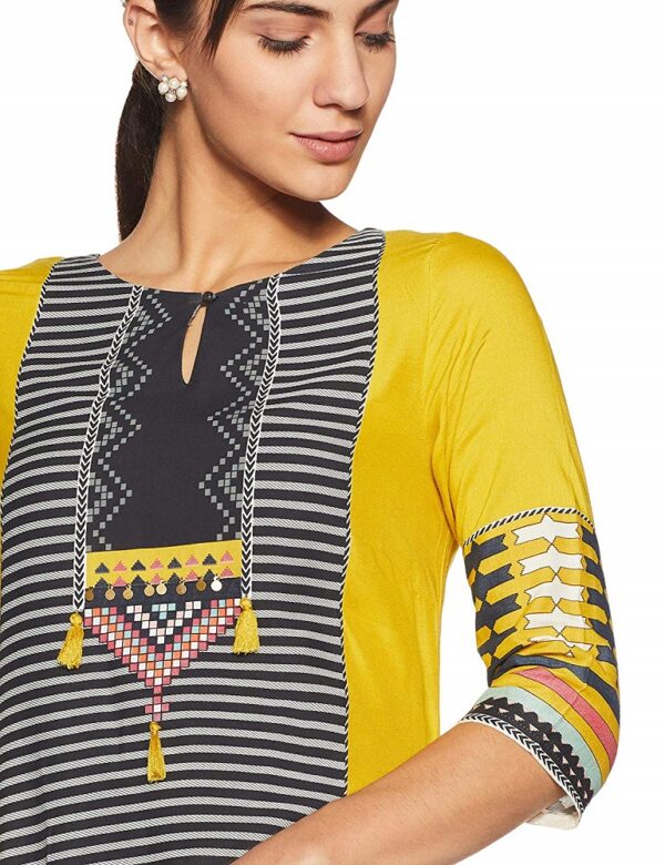 Asymmetrical Hemline Kurta 3