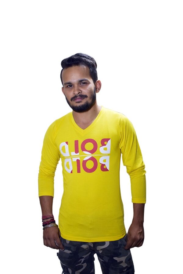 Bold Yellow Duet Print Design