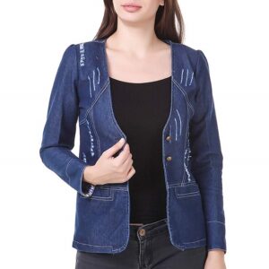 Denim Full Sleeves Long Jackets