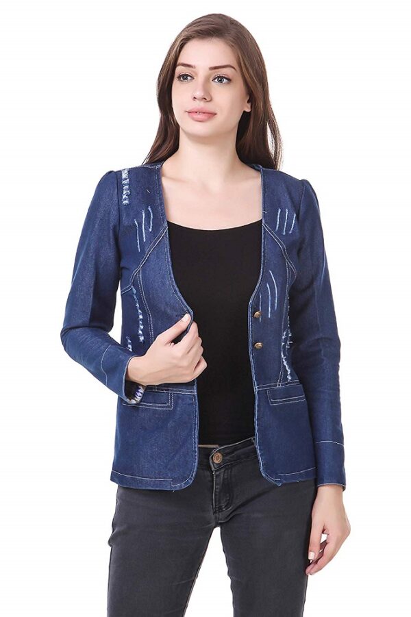 Denim Full Sleeves Long Jackets