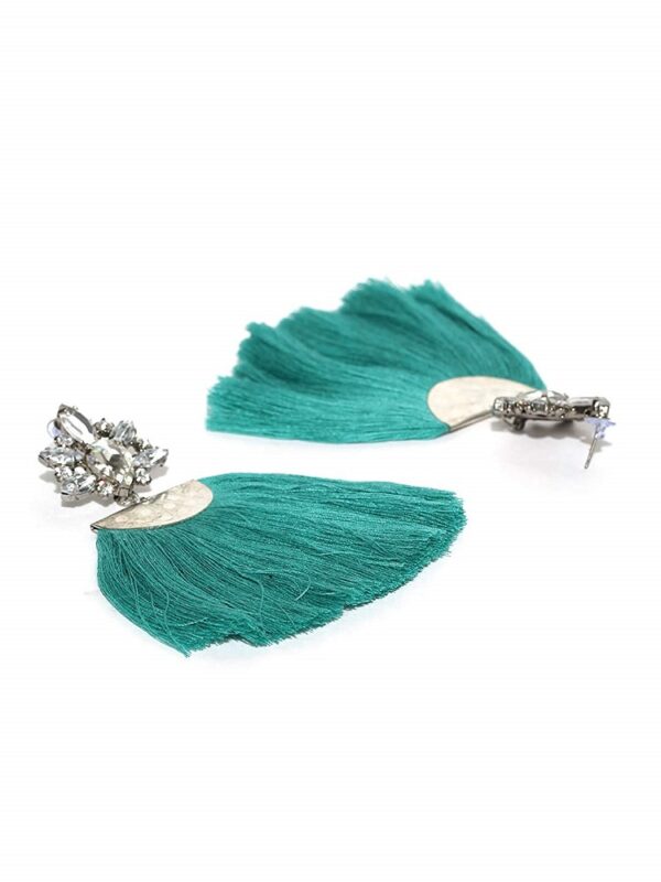 Green Drop Earrings 1