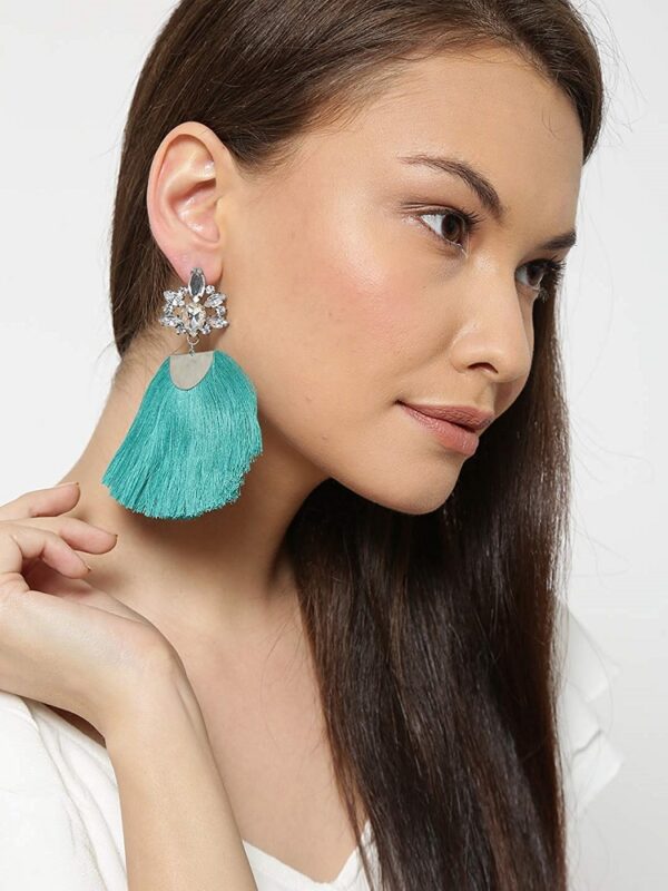 Green Drop Earrings 2