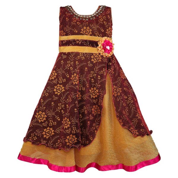 Net Party Wear Baby Girls Frock Dress