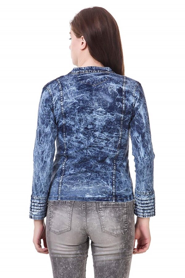 Stylish & Trendy Full Sleeves Solid Denim Jacket 1