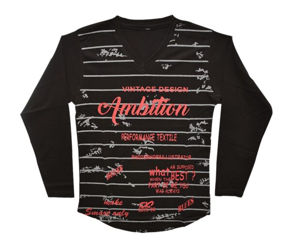 Vintage Ambition Performance textile Design Black