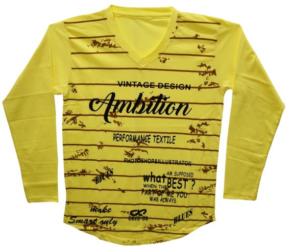 Vintage Ambition Performance textile Design yellow