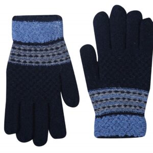 Woolen Blue Gloves