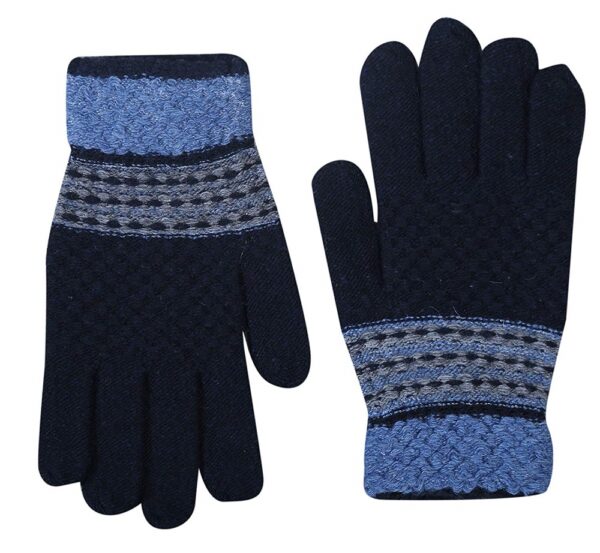 Woolen Blue Gloves