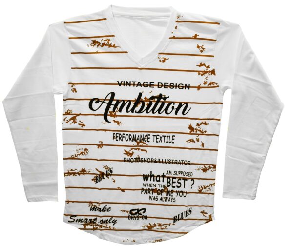 Vintage Ambition Performance textile Design white