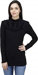 Black Winter Top For