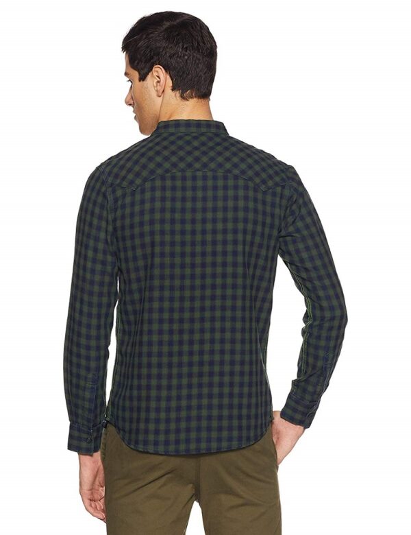 Checkered Slim Fit Casual Shirt 1