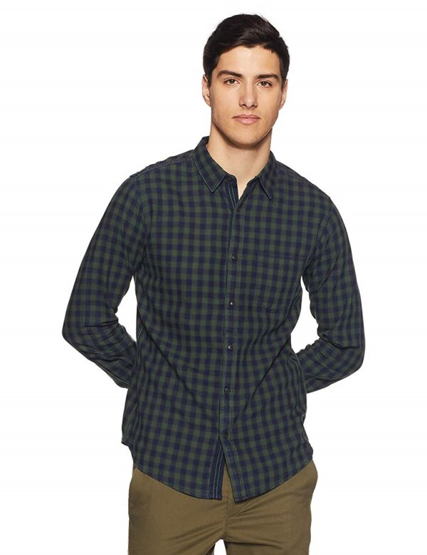Checkered Slim Fit Casual Shirt