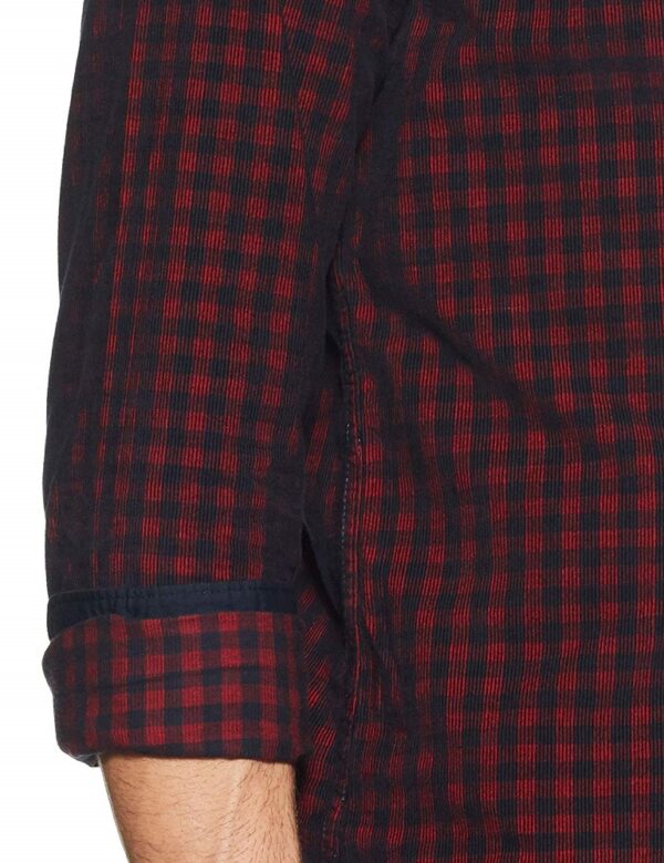 Checkered Slim Fit Casual Shirt For Men - Spykar 4