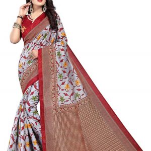 Cotton Saree With Blouse Peace