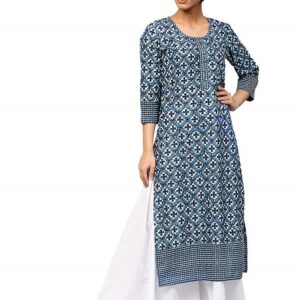 Cotton Straight Kurti For Women - Amayra