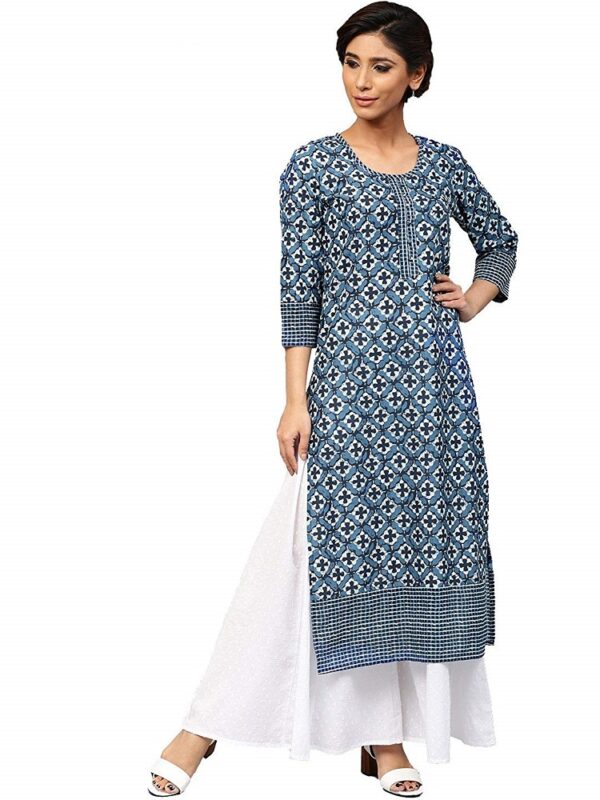 Cotton Straight Kurti For Women - Amayra