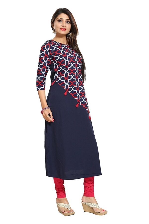 Crepe A-Line Kurti 2