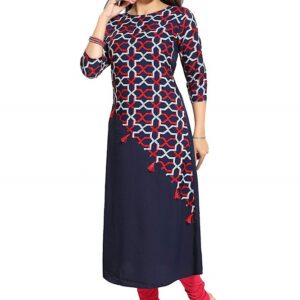 Crepe A-Line Kurti