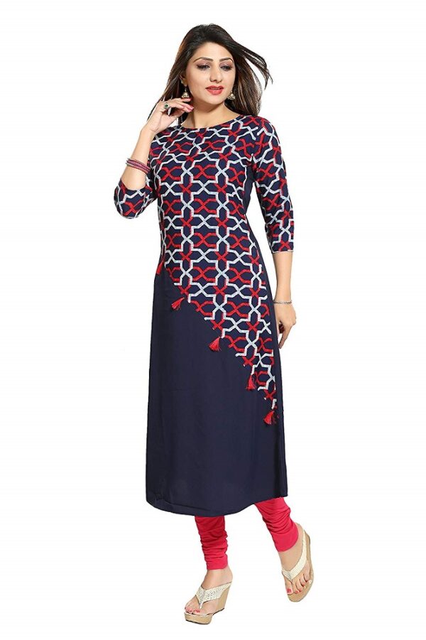 Crepe A-Line Kurti