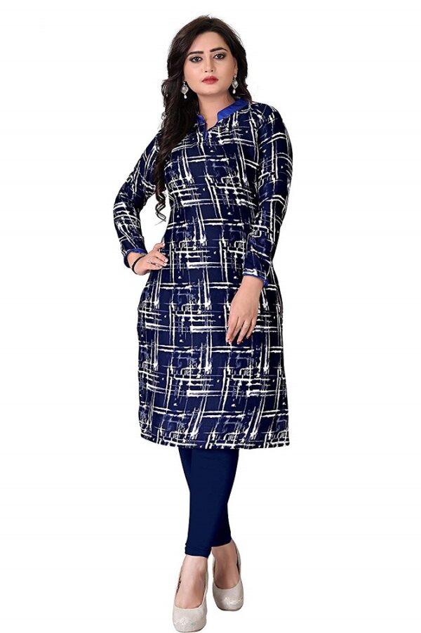 Crepe Semi-stiched Kurti 3