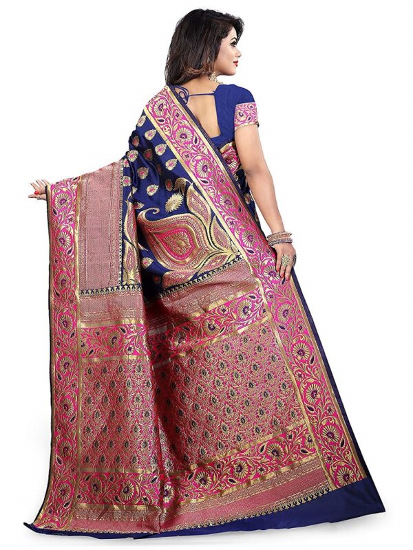 Emblished Banarasi Kanjivaram Silk Saree 2